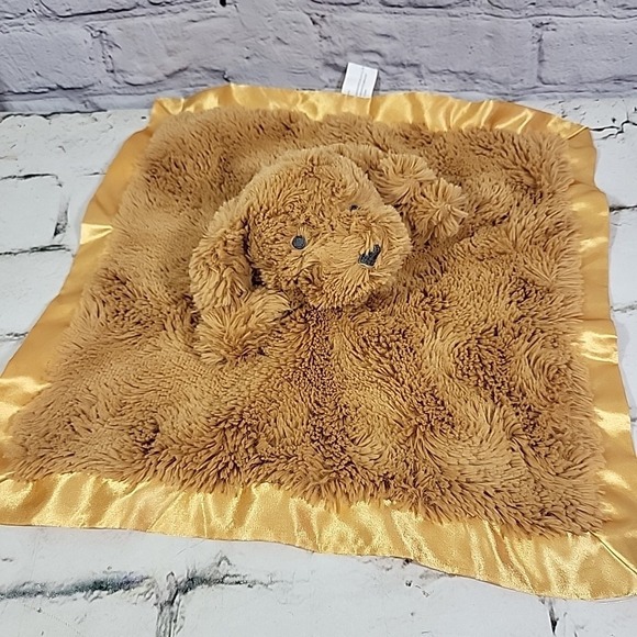 cloud island Other - Cloud Island Puppy Dog Lovey Security Blanket Satin Plush Fuzzy‎ Brown